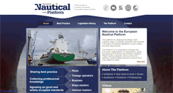 Desktop Screenshot of nauticalplatform.org